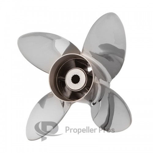 PowerTech LFS 4 Blade Stainless Propellers Suzuki Outboards